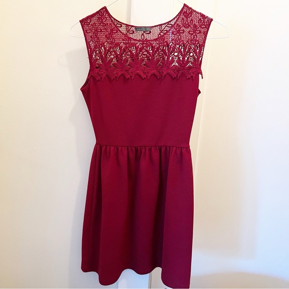 Soprano Dresses & Skirts - Soprano Knee Length Red Sleeveless Dress